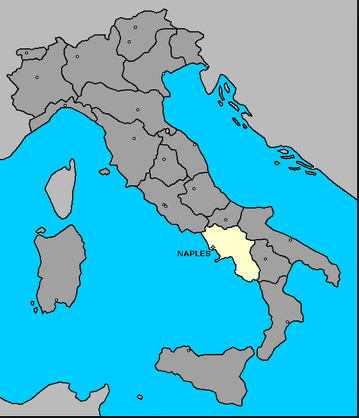 pompéi carte italie